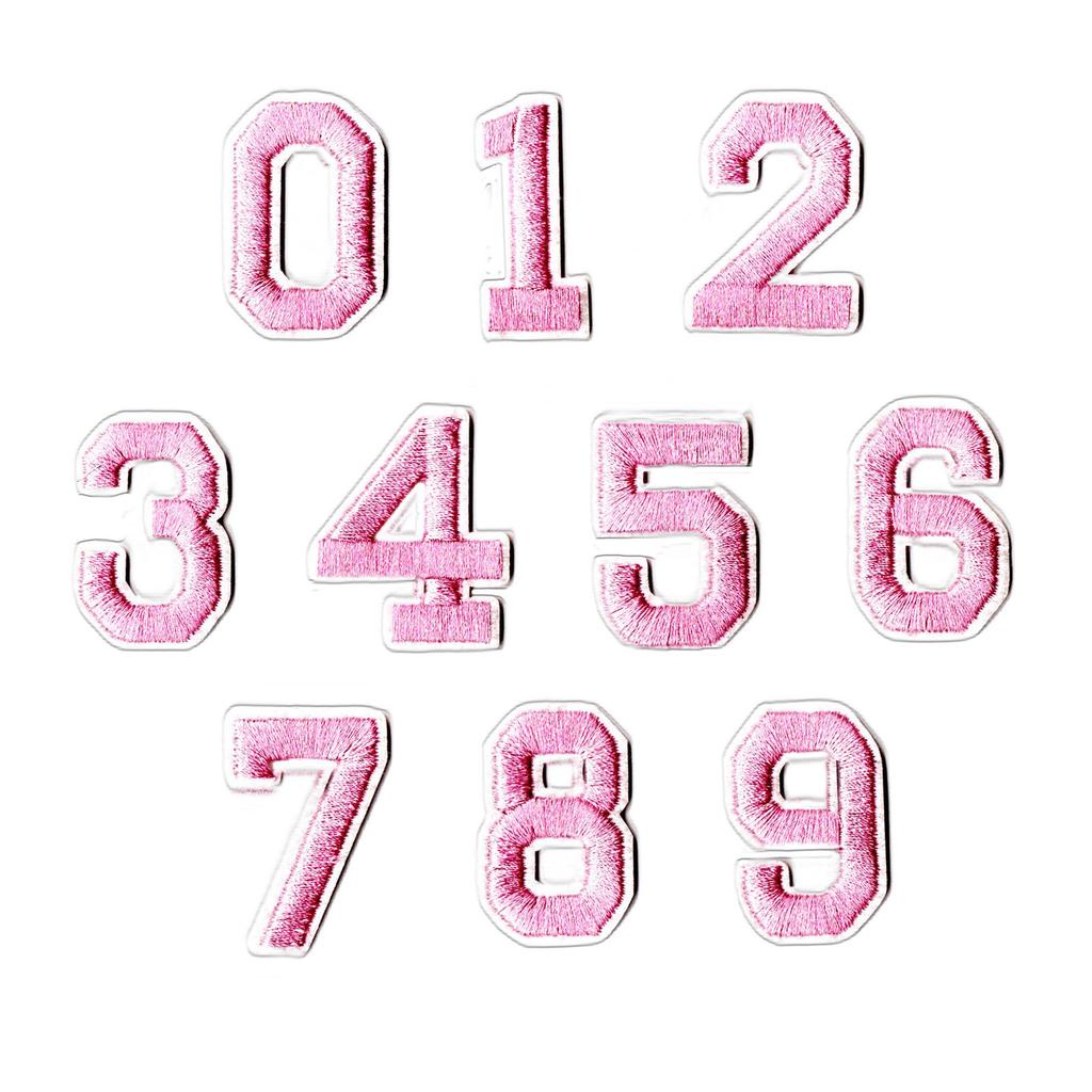 Pack Of 72 Embroidered Alphabet Number Patches Durable Iron On Applique For Clothing Bags DIY Crafts