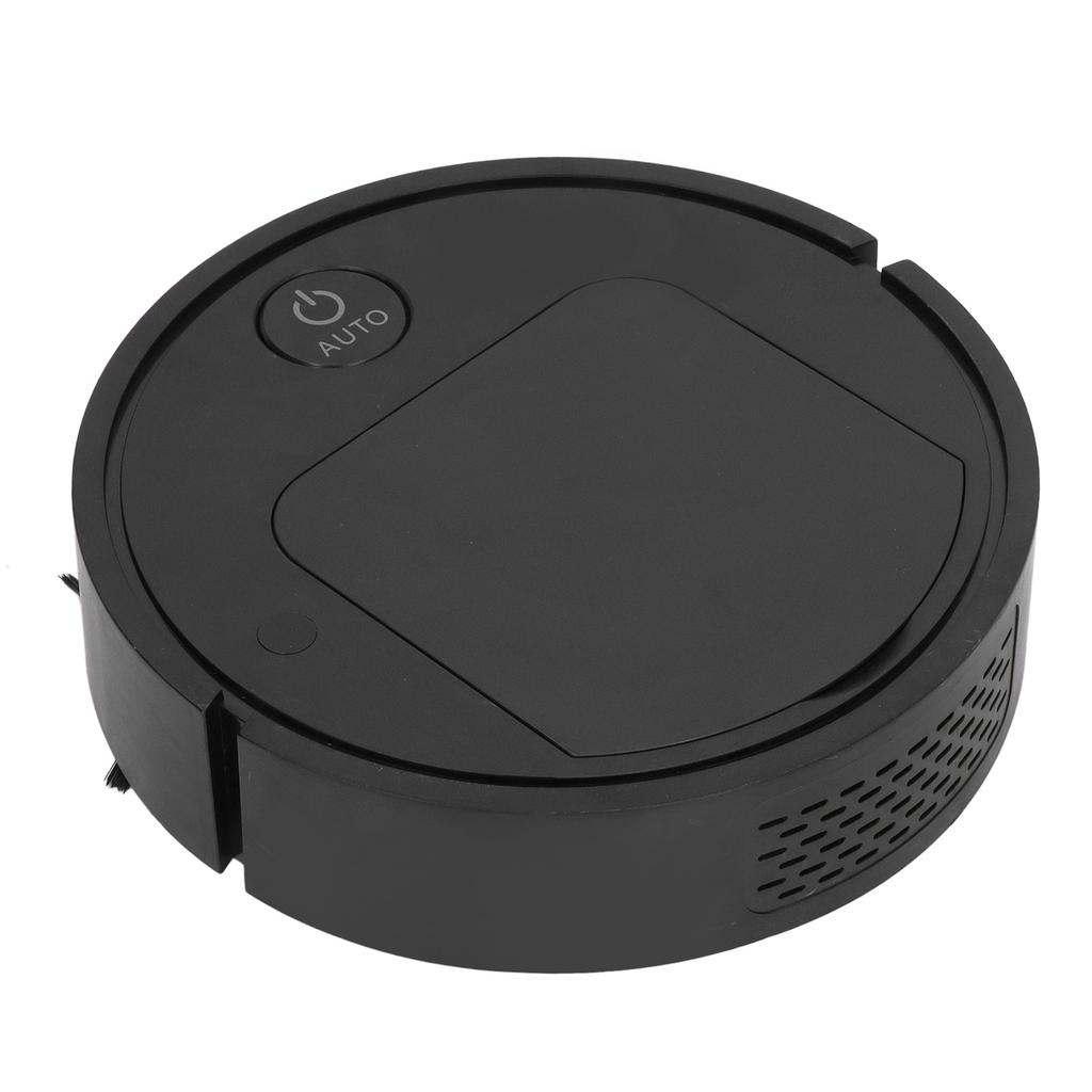 3 v 1 Praktický chytrý zametač Mini velikost USB nabíjení Inteligentní zametací stroj pro domácnost Černý
