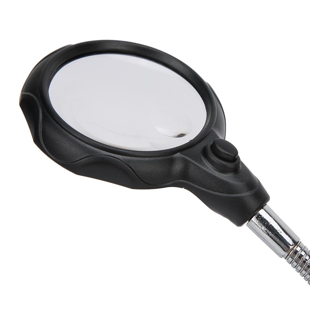Magnifier Soldering Station Multifunctional with LED Magnifying Glass Repairing Tool