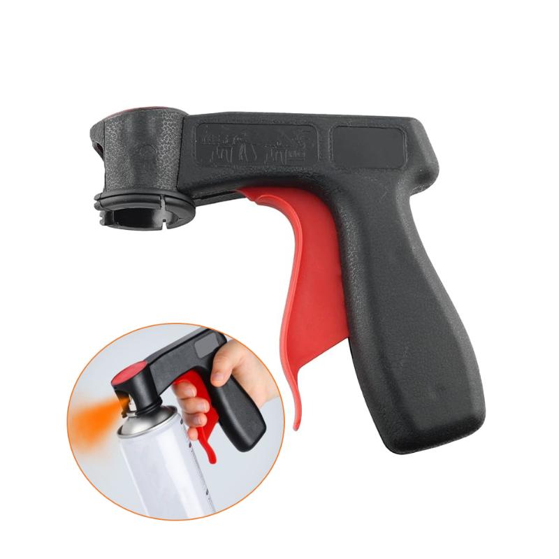 Car Polishing Paint Care Aerosol Spray Gun Handle with Full Grip Lock Handle Trigger Polish Tools Instant Aerosol Trigger Handle