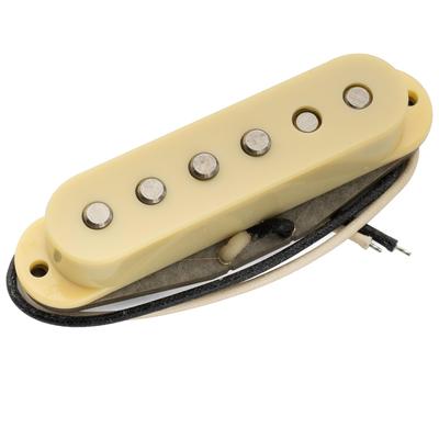 Musiclily Pro ST-TX Staggered Alnico 5 Single-Coil Bridge Pickup for Strat Electric Guitar, Cream