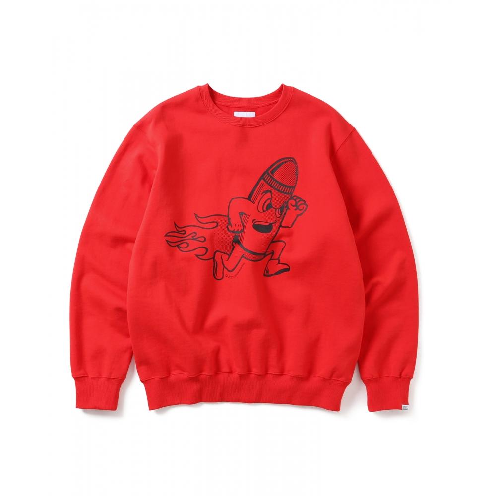 

Это никогда не Fw21 Rocket Man Crewneck Red S