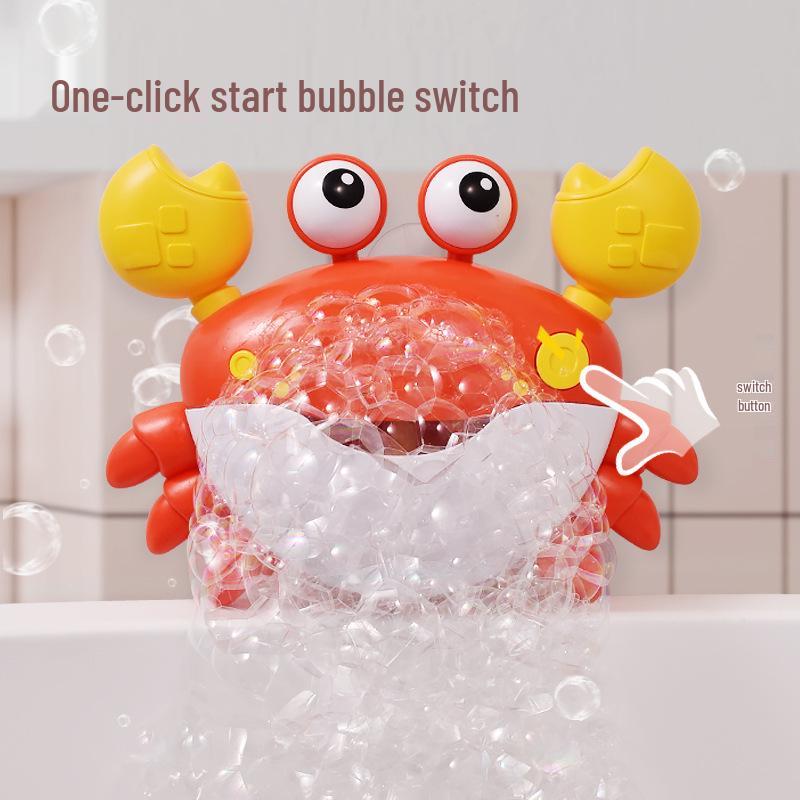 Crab Bubble Machine Baby Bath Toy for Boys and Girls