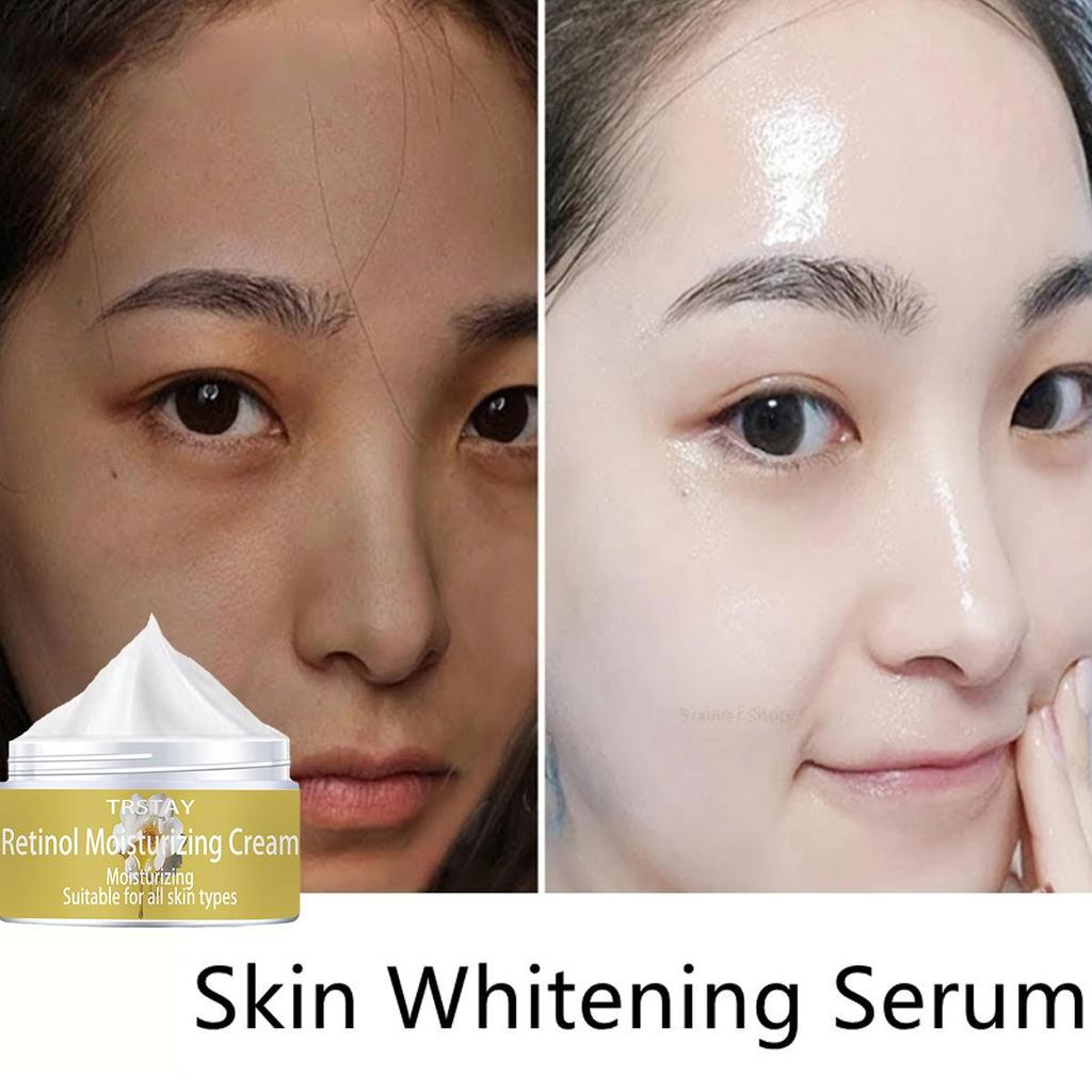 Brightening Serum Cream, Brightens Skin Tone, Moisturizes, Lightens Dullness, and Firms Skin