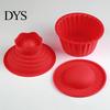 Cake Molds 3Pcs/Set Non-stick Easy Demoulding Soft Texture Tear Resistant Baking Silicone Big Top Giant Cupcake Fondant Moulds Bake Tool