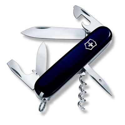 Spartan Blue Knife Outdoor Disaster Prevention Goods Corkscrew with Flathead Screwdriver Equipped with a Can Cutter with 12 Functions