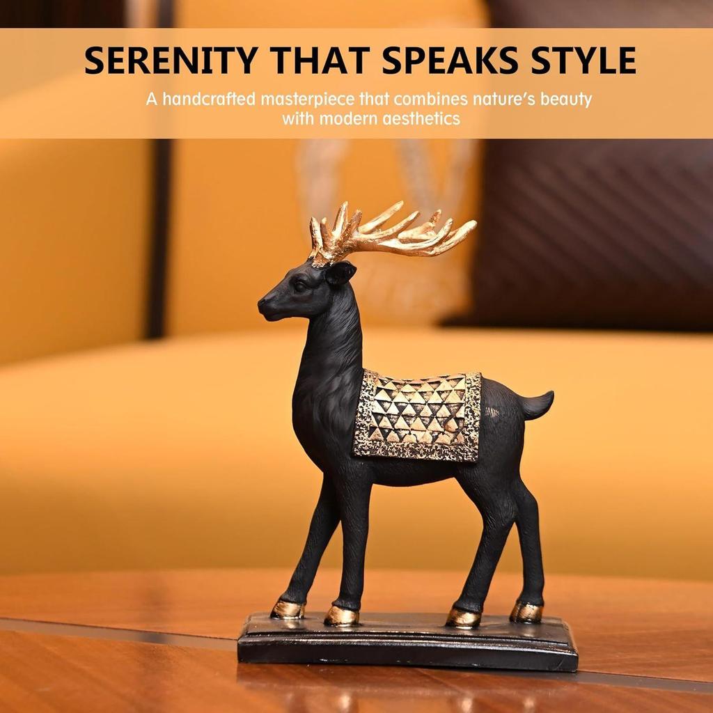 Artistic Deer Showpiece – A Beautiful Nature-Inspired Décor Piece To Bring Tranquil Elegance, Serenity, and Calm To Your Living Room
