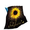 Sunflower Blanket Beautiful Sunflower Blanket Soft Flannel Lightweight Blanket Sofa Bedroom Decorative Blanket