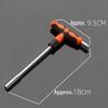 1/4 Inch Drive T Handle Wrench Multi Purpose Hexagonal Plum Head Screwdriver Set  Car Maintenance
