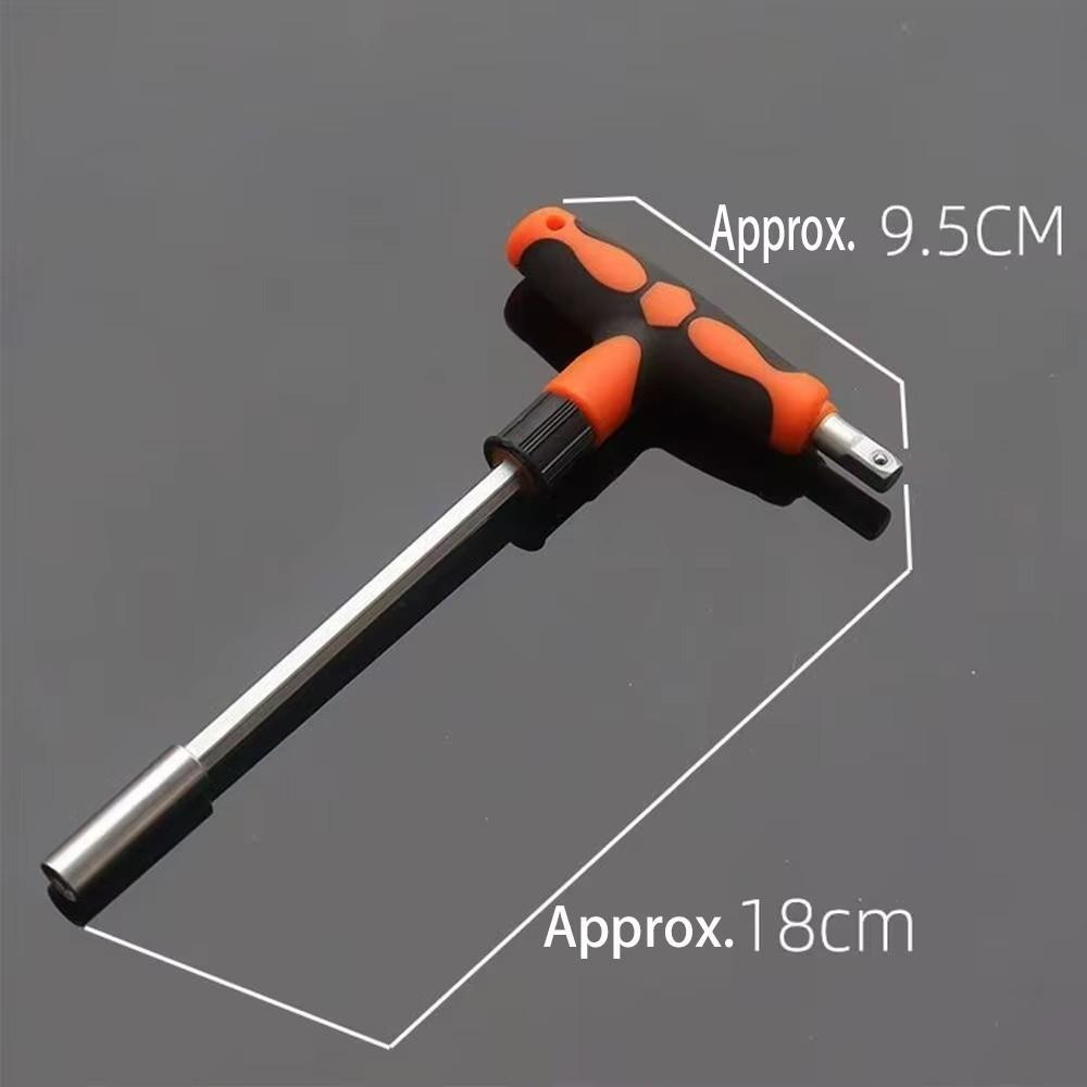 1/4 Inch Drive T Handle Wrench Multi Purpose Hexagonal Plum Head Screwdriver Set  Car Maintenance