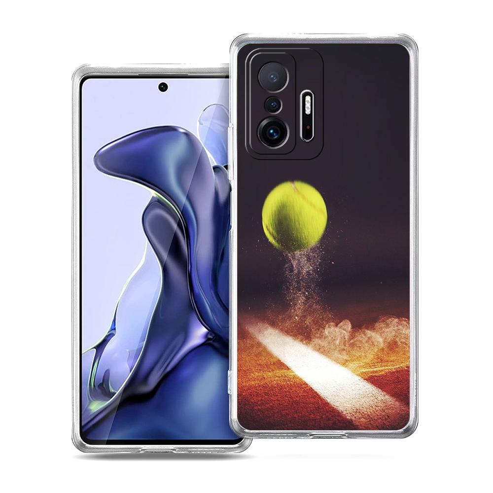 Transparent Phone Case for Xiaomi Mi 14 13 12 11 Ultra 13T 12T 11T Poco X3 NFC F3 F6 Pro Lite 5G Soft TPU Shell Tennis Sport Bag