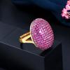 CMM Boho-Schmuck, verstellbarer Mikro-Pavé-Zirkonia-Luxus-Fingerring für Damen, Verlobung, Hochzeit, Party
