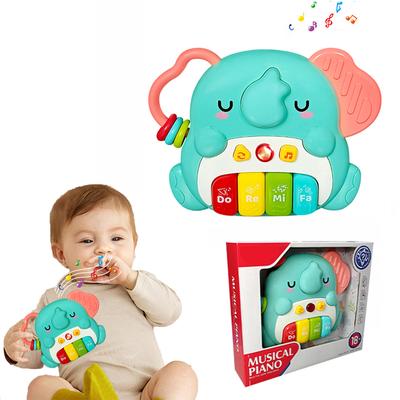 Jouets de piano électronique Montessori pour bébé, claviers musicaux et lumineux, animaux, instruments, jouets pour tout-petits de 18 à 36 mois, cadeaux éducatifs pour bébés