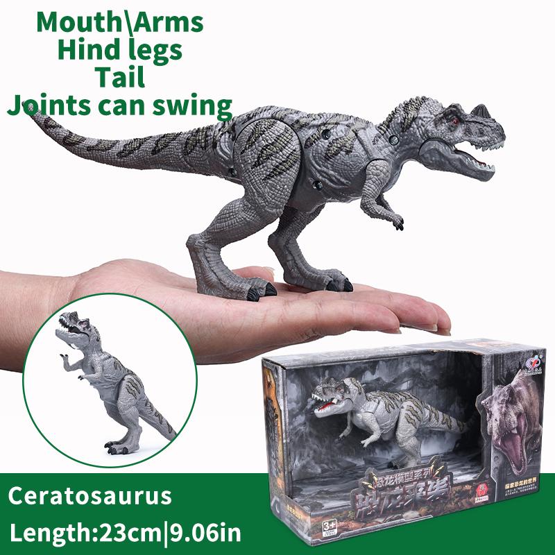 Modello di dinosauro Giurassico Tyrannosaurus rex giocattolo Action figure Trasformabile Triceratopo regalo per bambini
