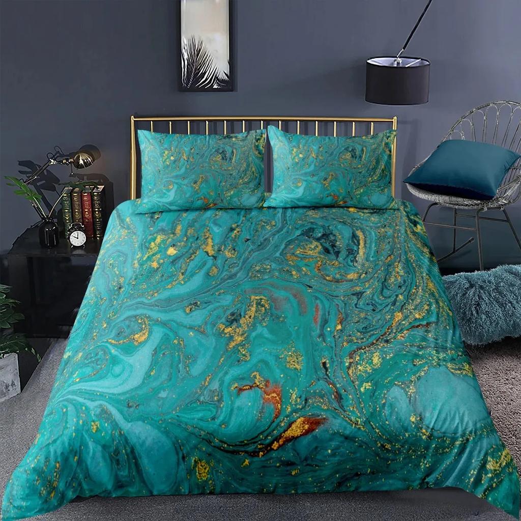 Fashion Modern Sunset Starfish Bedding Set 3d Scenery Beach Duvet Cover Set For Adults Gift Comforter Bed Linen