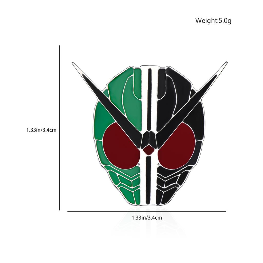 Power Dinosaur Rangers Enamel Pin Set Colorful Battle Suit Combat Helmet Lapel Badge Classic Anime Jewelry Collection