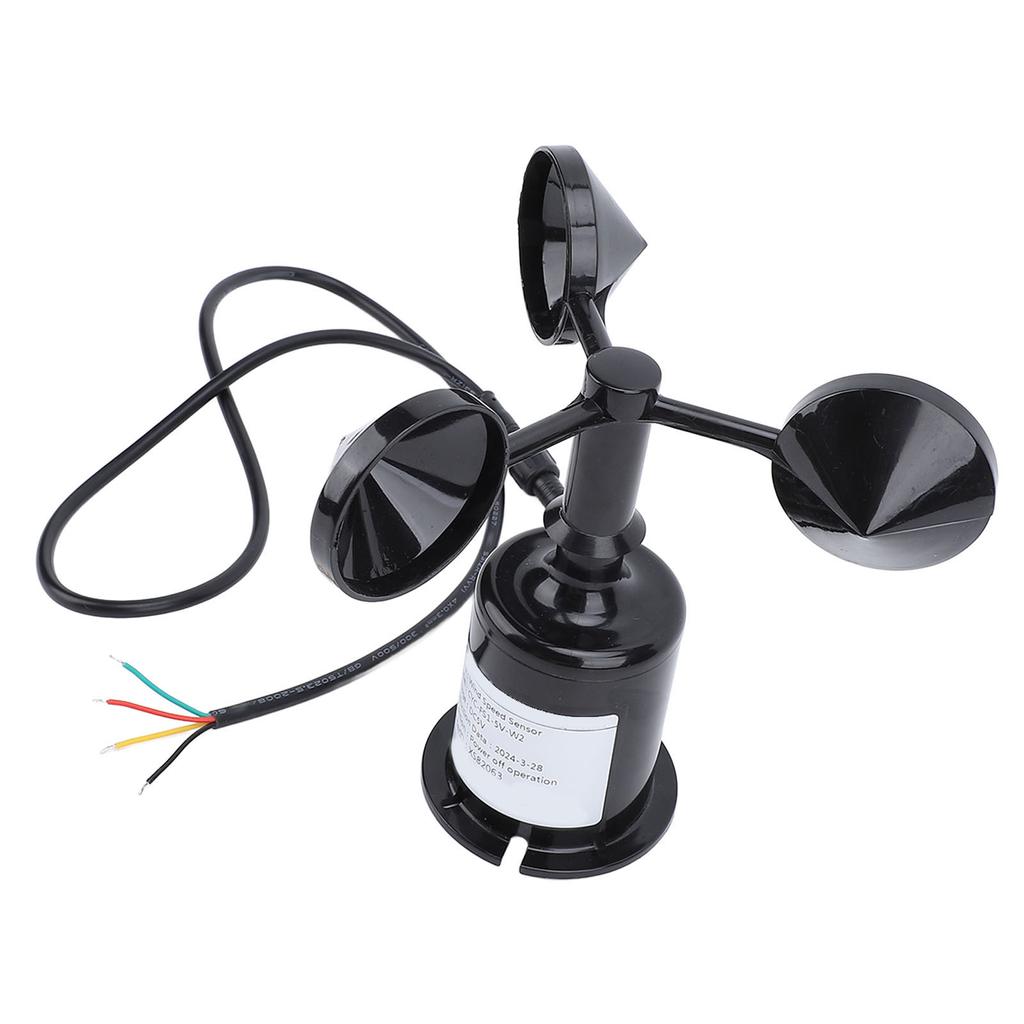 Wind Speed Monitoring Sensor with 0.8m Cable 3 Blade High Accuracy Anemometer Sensor Wind Speed
