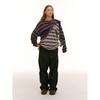 Saendeusaundeu (Unisex) Suiting Material Wide Elastic Pants Navy