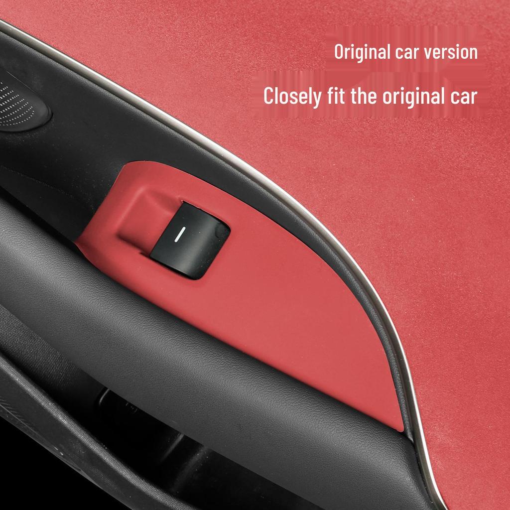 Silicone Pad for Xiaomi SU7 Car Window Lifter Panel and Door Switch Decoration