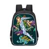 Zaino Scolastico per Bambini JoJo's Bizarre Adventure Borsa Cartoon Anime Ragazzi Ragazze 3-4 Elementare Leggero Ergonomico Tessuto Oxford