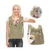 Large Capacity Breathable Pet Travel Chest Bag for Cats and Small Dogs - Portable and Convenient