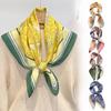 17 Women's Square Patterned Silk Square Petite Scarves