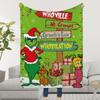 Blanket Throw Film Super Cosy Plush Living Room Christmas G-GrinchS Sofa Couch Childish Birthday The Gifts