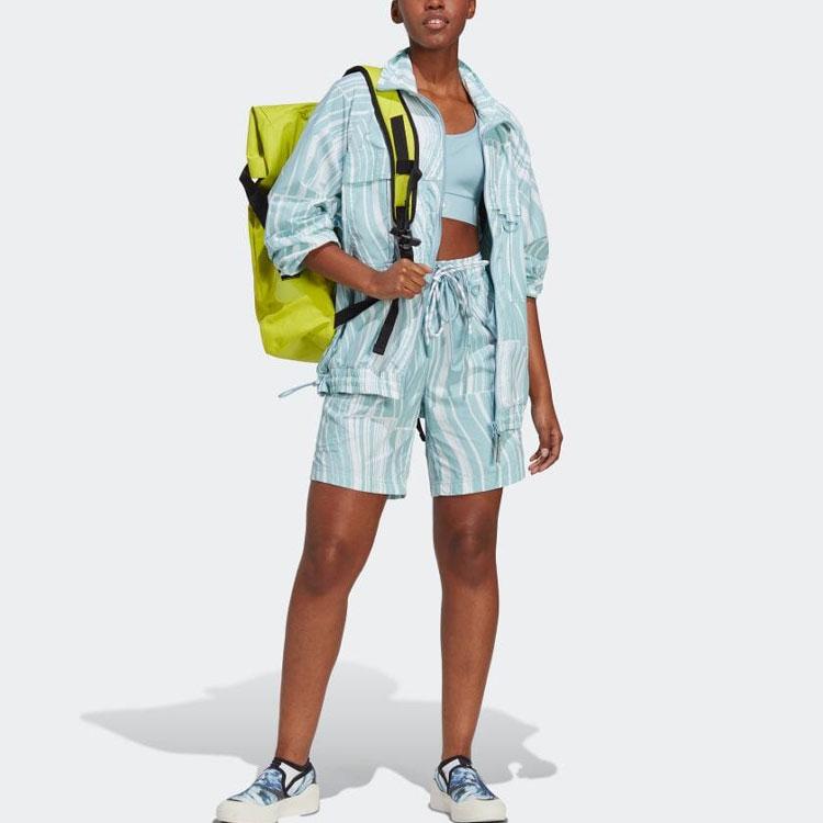 Adidas By Stella McCartney Truenature Color Block Hiking Shorts Women Shorts White HT1120