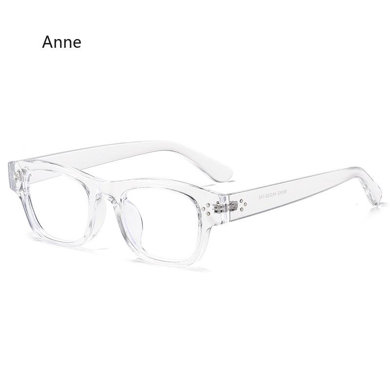 Fashion Blue Light Filter Glasses Rectangle Frame Digital Screen Protection Eyewear for Office Work/Study Clear Óculos