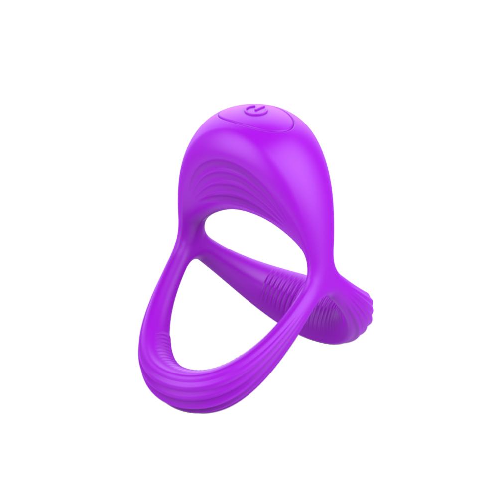 Vibrating Cock Ring Male Vibrator Penis Ring Delay Ejaculation Cockring Perineum Stimulator Sex Toys for Men Adult Goods 18+