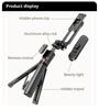 Wireless Selfie Stick Tripods Stand Foldable Monopod With LED Fill Light Bluetooth Remote Control For Smart Phone Shooting Live