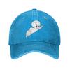 Casper The Friendly Ghost 90s Washed Denim Cap Casual Baseball Caps Adjustable Hat Summer Unisex Baseball Hats