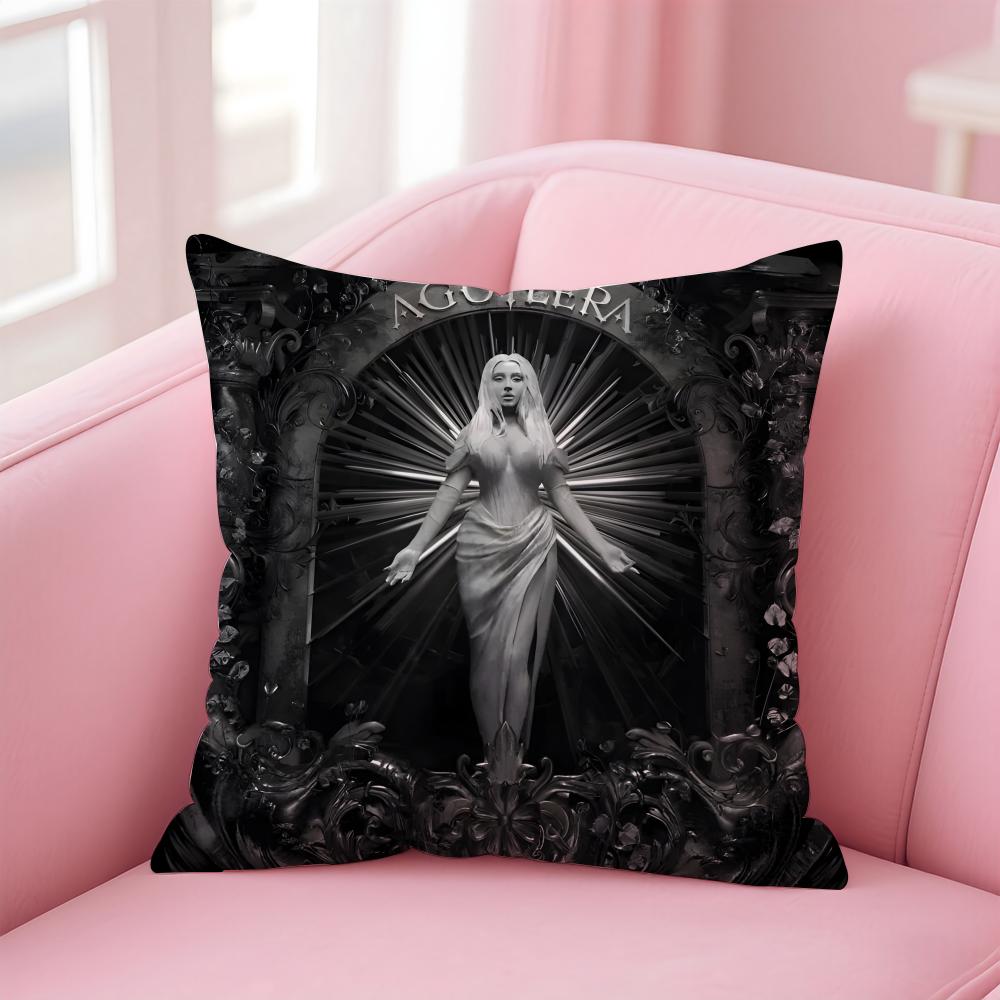 Pop American Singer CChristina Aguilera Cushion Cover Pillow Case Soft Skin Friendly Fabric Concealed Zipper