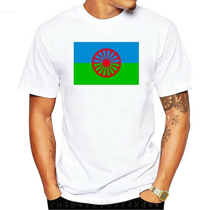 Gypsy Man Rom Travellers Gypsy Flag T-shirt High Quality Printing Casual 100% Cotton Round-neck European Size XS-5XL Tee Shirts