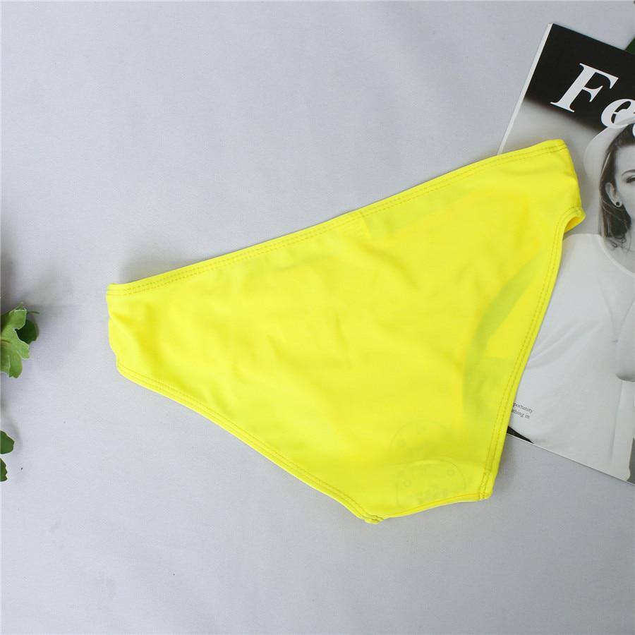 Women Sexy Swimwear Patchwork Halter Bikini Set Criss Cross Swimsuit Push-up Two Piece Bathing Suit