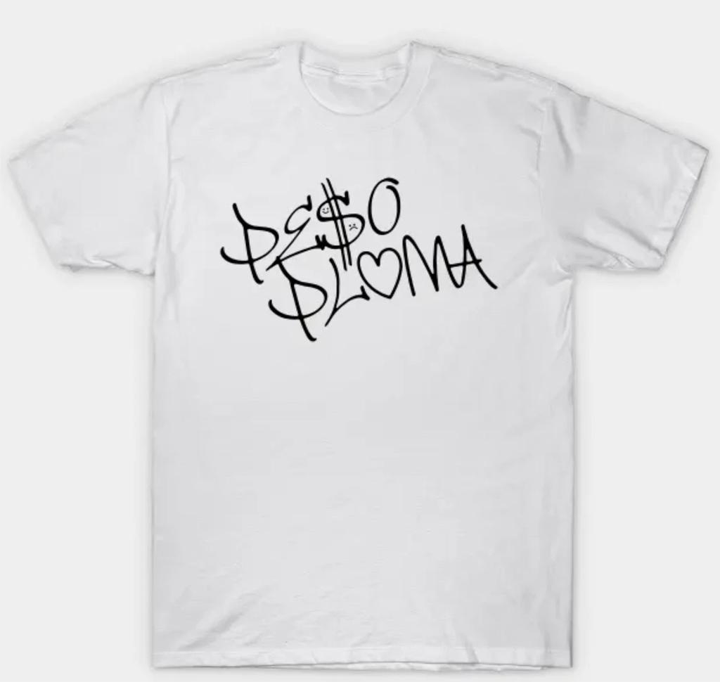 Peso Pluma Short Sleeve T shirt Corridos Mens Unisex S-3XL White