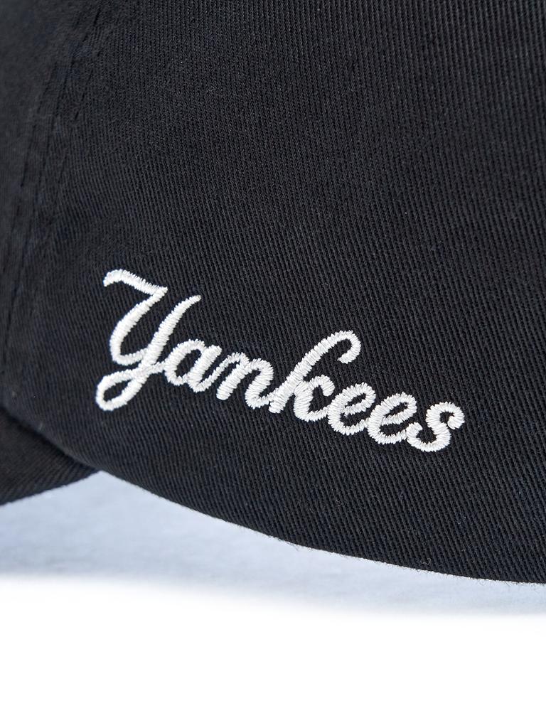 Emelbi Signature Unstrukturierte Baseballkappe Ny (Schwarz)
