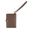 Portable PU Leather Passport Holder Hanging Rope Letter Certificate Storage Bag Card Case Airplane Check-in Storage Card Bag