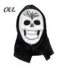 Unique Campus Club Prank Tool Halloween Ghost Full Face Masque, Horror Screaming Masque with Comfortable Cosplay Gear Hood, Scary Costume Accessory