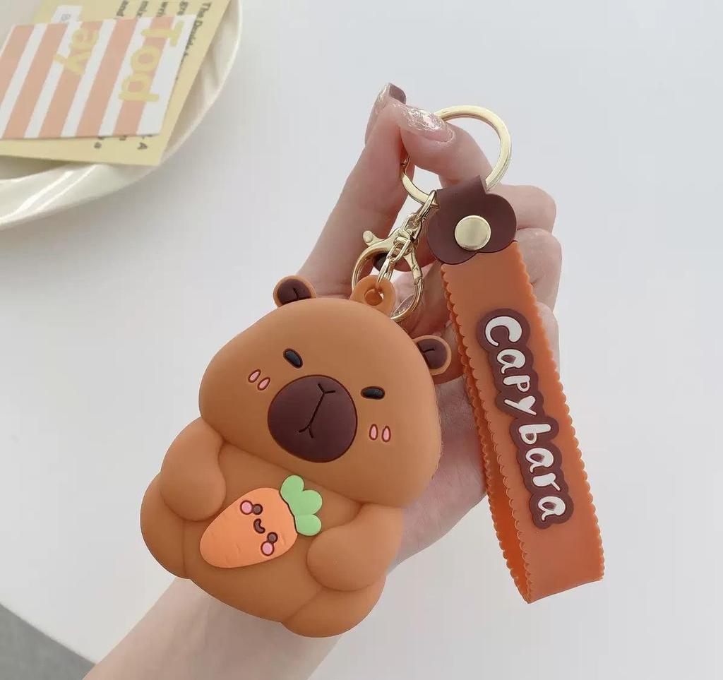 Adorable Capybara Silicone Coin Purse - Cute Cartoon Design for Kids