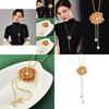 Stunning Floral Long Pendant Necklace For Women Featuring Exquisite Hollow Rose Design