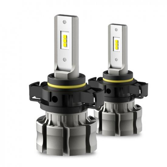 2 шт. H16 5202 Светодиодные лампы для противотуманных фар, 6500K, Белые, Аксессуары для противотуманных фар