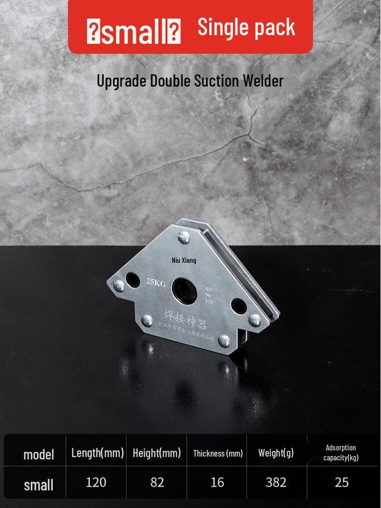 Multi-Angle Magnetic Welding Fixator: 90° Right Angle Triangle Positioning Tool
