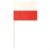 Banquet Toothpicks With Polish Flag, L. 8 Cm, 500 Pcs.