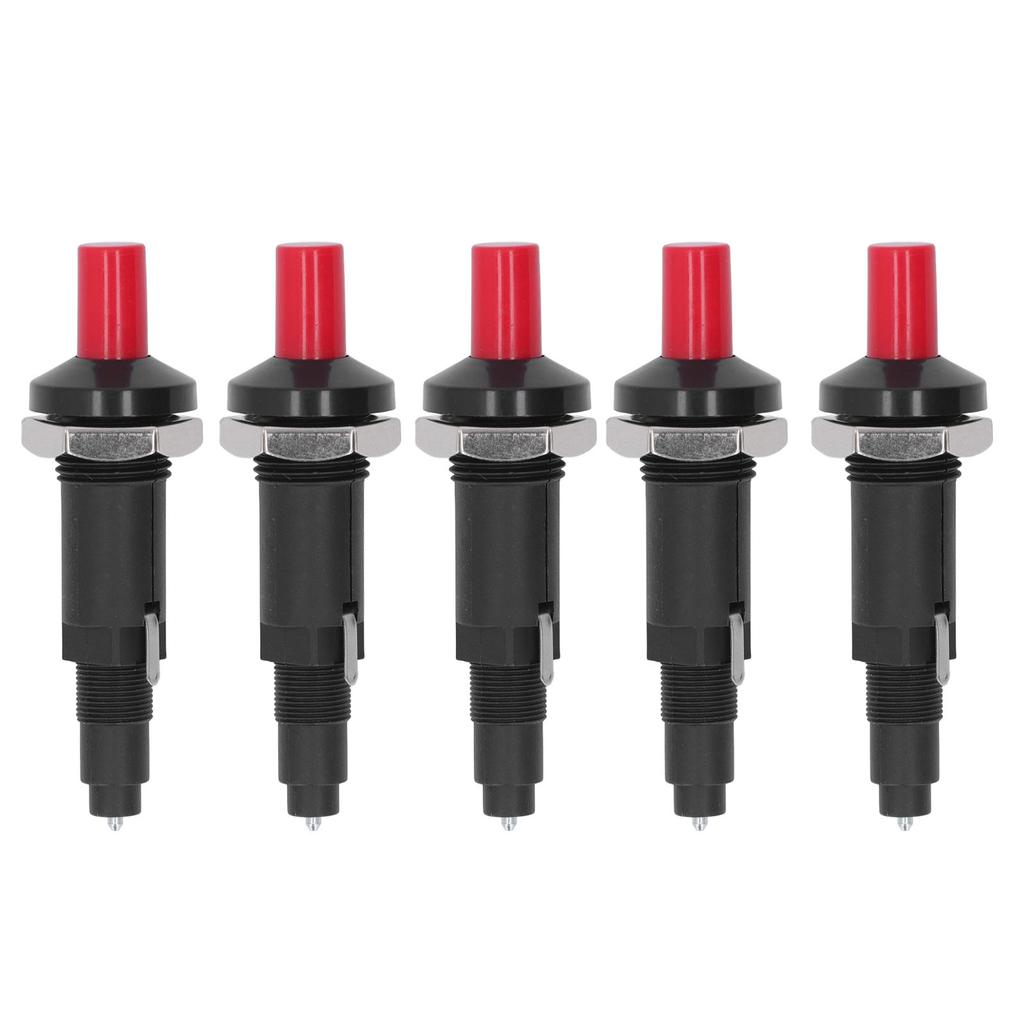 5PCS Piezo Igniter 1 Out 2 Spark PP Shell Push Button Grill Igniters for Outdoor Cooking