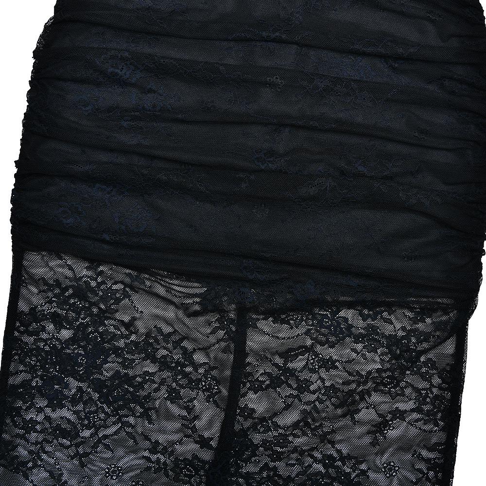 2026 European & American Spring/Summer Women's Sexy Deep V Lace Backless Spaghetti Strap Slim Fit Dress