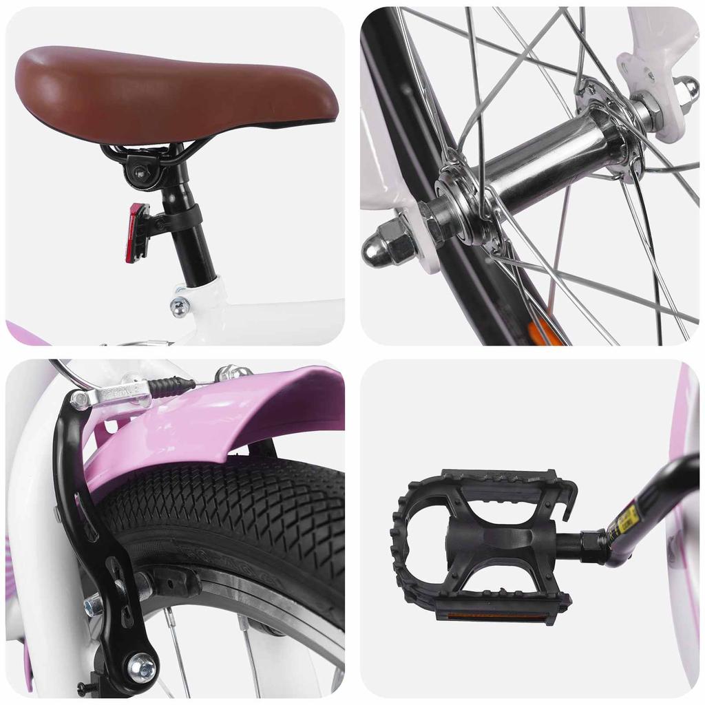 Kids Bike 24 Inches for Ages 8 12 Light Pink