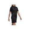 Adidas Originals Casual Breathable Comfortable Short Sleeve Dress Women Dresses Black DX4299