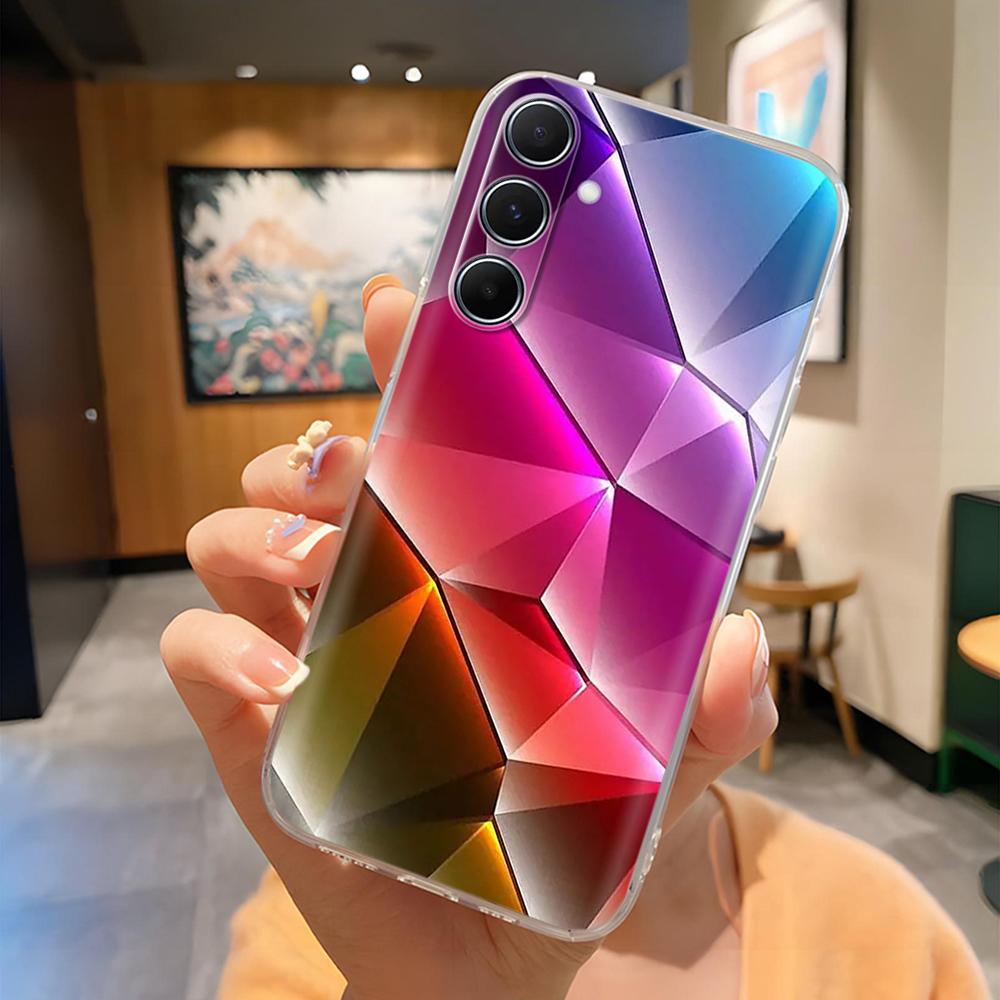 6.7" For Samsung A36 SM-A366E Case Painted Pattern Soft Clear Silicone TPU Cover on For Samsung Galaxy A36 5G A366 Cases Fundas