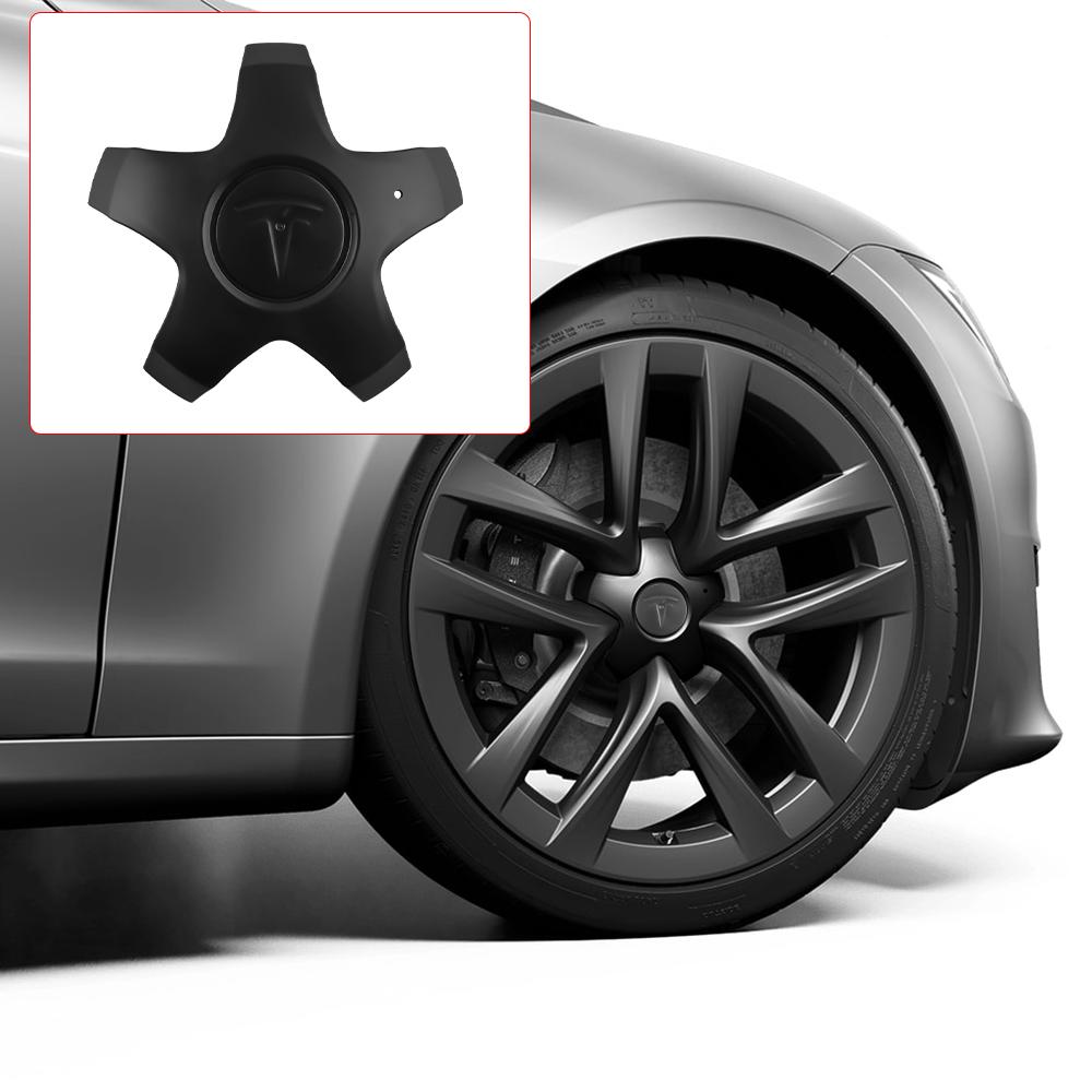 ALN1 4PCS Car Styling Wheel Center Hub Caps Tire Hubcaps Badge Valve Cap For Tesla Model X 20/22INCH OEM 1620238-00-A 1420238-00-A